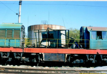Ջերմաքարշ (Тепловоз ЧМЭЗ), գործ. համարը՝ 6535, գույք. համարը՝ 50030005, արտ. տարեթիվը՝ 1989, գտնվելու վայրը՝ ՏՉ Երևան, տեխ. վիճակը՝ Б/у, разукомплектован, не в рабочем состоянии
