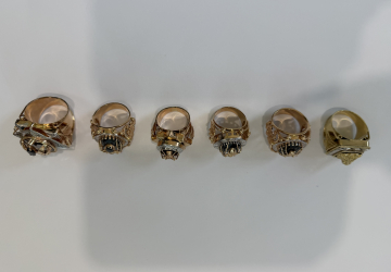 Ոսկերչական իրեր ըստ կից ցուցակի`6 լոտ (գտնվելու վայրը՝ ք. Էջմիածին, Բաղրամյան 4/2)