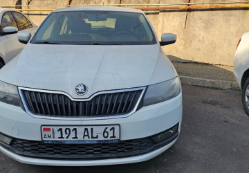 Ավտոմեքենա SKODA RAPID, նույնականացման համարը՝ XW8AG4NH0JK106898, թողարկման տարեթիվը՝ 2017, հաշվառման համարը՝ 191 AL 61, փոխանցման տուփը՝ Մեխանիկական, վազքը՝ 207438 կմ։