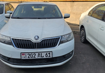 Ավտոմեքենա SKODA RAPID, նույնականացման համարը՝ XW8AG4NH3JK106541, թողարկման տարեթիվը՝ 2017, հաշվառման համարը՝ 202 AL 61, փոխանցման տուփը՝ Մեխանիկական, վազքը՝ 192306 կմ։