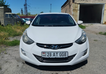 Ավտոմեքենա՝ HYUNDAI ELANTRA 1.6 Թողարկման տարեթիվը՝ 2012թ. Նույն. համարը`KMHDH41EBDU590196 Հաշվառման համարանիշը՝ 28 AT 008