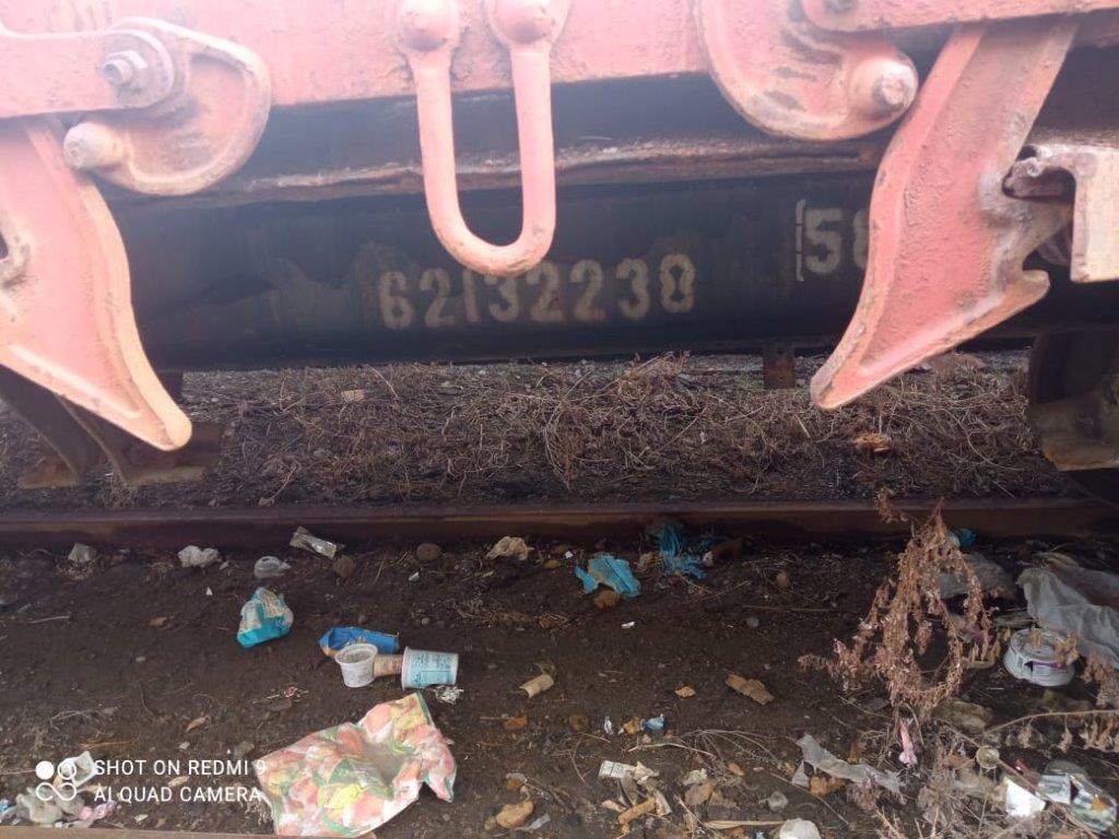 Կիսավագոն (полувагон), գույքային համարը` 62132238, արտ. տարեթիվը` 1973թ., տեղ. վայրը` Գյումրի (подлежит к постановке и подготовке к транспортировке)