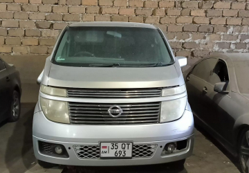 Ավտոմեքենա՝ NISSAN ELGRAND 3.5 L Թողարկման տարեթիվը՝ 2004թ. Նույն. համարը`E51-067878 Վկայագիր՝ KB573052 Պետհամարանիշը՝ 35 QT 693