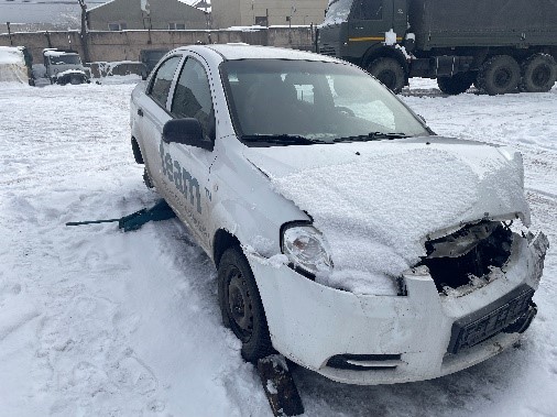 Ավտոմեքենա՝ CHEVROLET AVEO 1.2 Թողարկման տարեթիվը՝ 2010թ. Նույն. համարը` KL1SF69DJAB140543  Վկայագիր՝ YB729315 Պետհամարանիշը՝ 258 LS 62