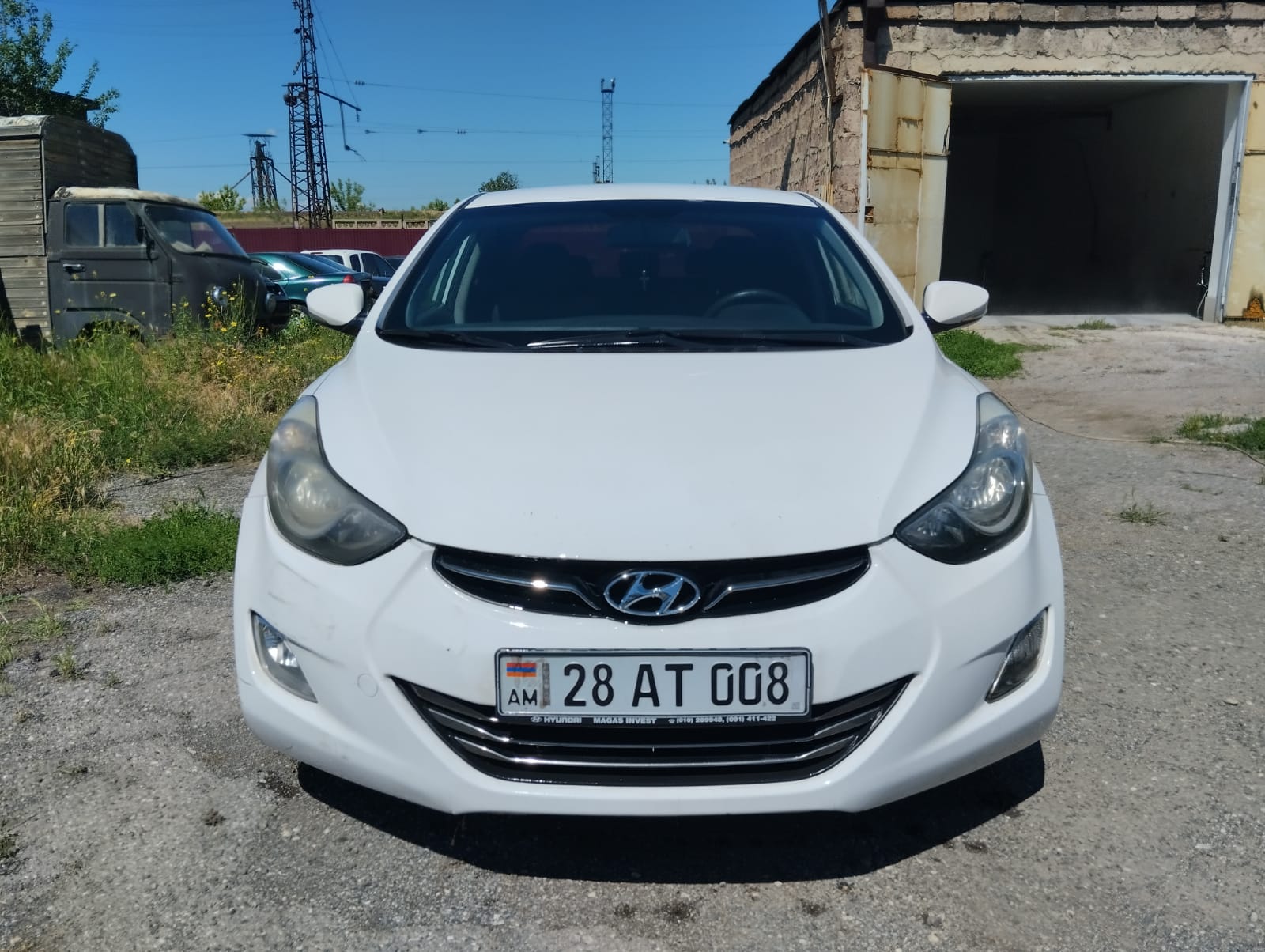 Ավտոմեքենա՝ HYUNDAI ELANTRA 1.6 Թողարկման տարեթիվը՝ 2012թ. Նույն. համարը`KMHDH41EBDU590196 Հաշվառման համարանիշը՝ 28 AT 008