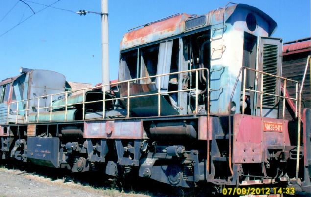Ջերմաքարշ (Тепловоз ЧМЭ-3), գույքային №՝ 51130037, գործ. №՝ 5413, տարեթիվը՝ 1986, տեխ. վիճակը` նախապատրաստական աշխատանքներից հետո ենթակա է փոխադրման «ՀԿԵ» ՓԲԸ-ի տարածքում, տեղակայման վայրը` ՏՉ Երևան Արցախի 32