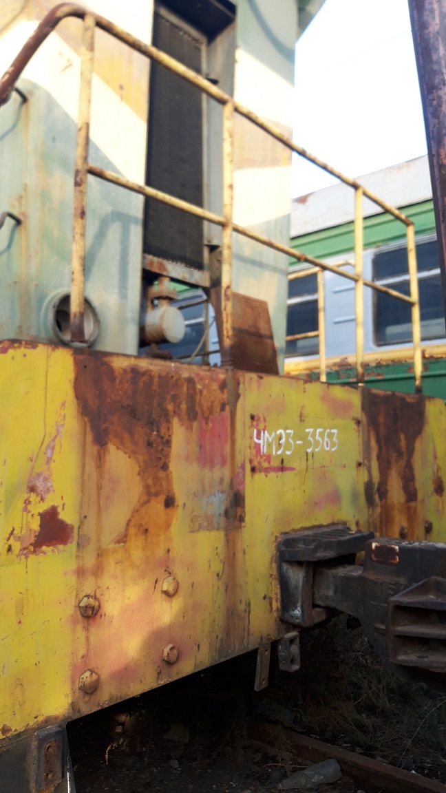 Ջերմաքարշ (Тепловоз ЧМЭ-3), 50030022, գործ. №՝ 3563, տարեթիվը՝ 1981, տեխ. վիճակը` նախապատրաստական աշխատանքներից հետո ենթակա է փոխադրման «ՀԿԵ» ՓԲԸ-ի տարածքում, տեղակայման վայրը` ՏՉ Երևան Արցախի 32